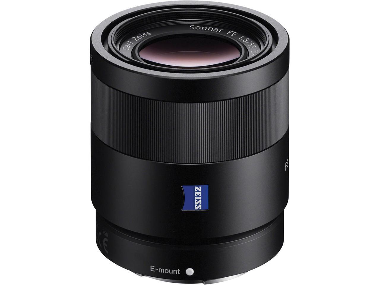 Sony Sonnar T FE 55mm f/1.8 ZA Lens SEL55F18Z Mirrorless Camera Prime Lens 55mm f1.8 with AOM Pro Bundle International Version