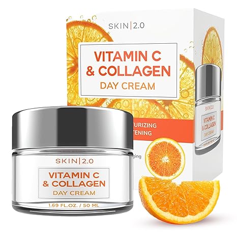 Vitamin C and Collagen Face Moisturizer - Dermatologist Tested - Anti-Aging