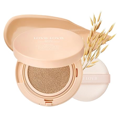 Natural Cover Glow Cushion Foundation | Korean Foundation Makeup | Long-Lasting Buildable Coverage |