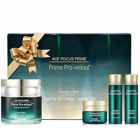 Isa Knox AGE FOCUS Prime Double Effect Eye For All Cream Set- Korean Skincare Set