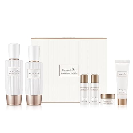 Sooryehan THE SAGA OF SOO BOTANICAL ENERGY (360 ml / 12.17 Fl Oz) - Korean Skin Care Gift Set by LG BEAUTY